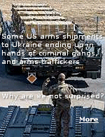 U.S. Defense Department arms shipments to Ukraine have come with very little oversight, and at times end up in the hands of criminal gangs and weapons traffickers. Criminal gangs within Ukraine have gotten their hands on some U.S. shipments of grenade launchers, machine guns, rifles, bulletproof vests, and thousands of rounds of ammunition since the U.S. began supplying the Ukrainian military with arms.